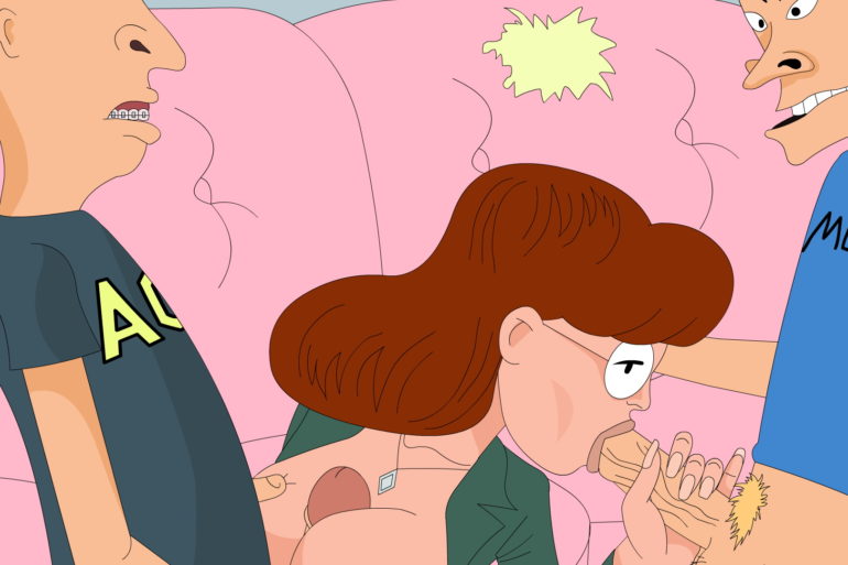 Beavis and Butt-Head Fuck Daria in MMF