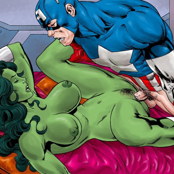 Captain America enjoy banging She-Hulk