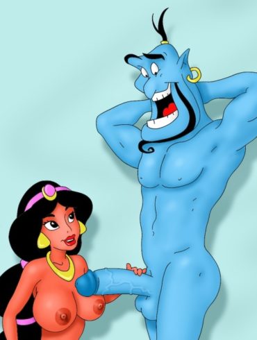 Genie Fucks Jasmine's Face to Grant a Wish