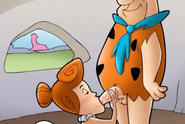 Wilma and Fred Flintstone Enjoy Oral